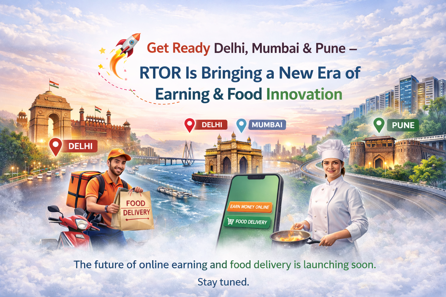 🌟 Get Ready Delhi, Mumbai & Pune RTOR Is Bringing a New Era of Earning & Food Innovation